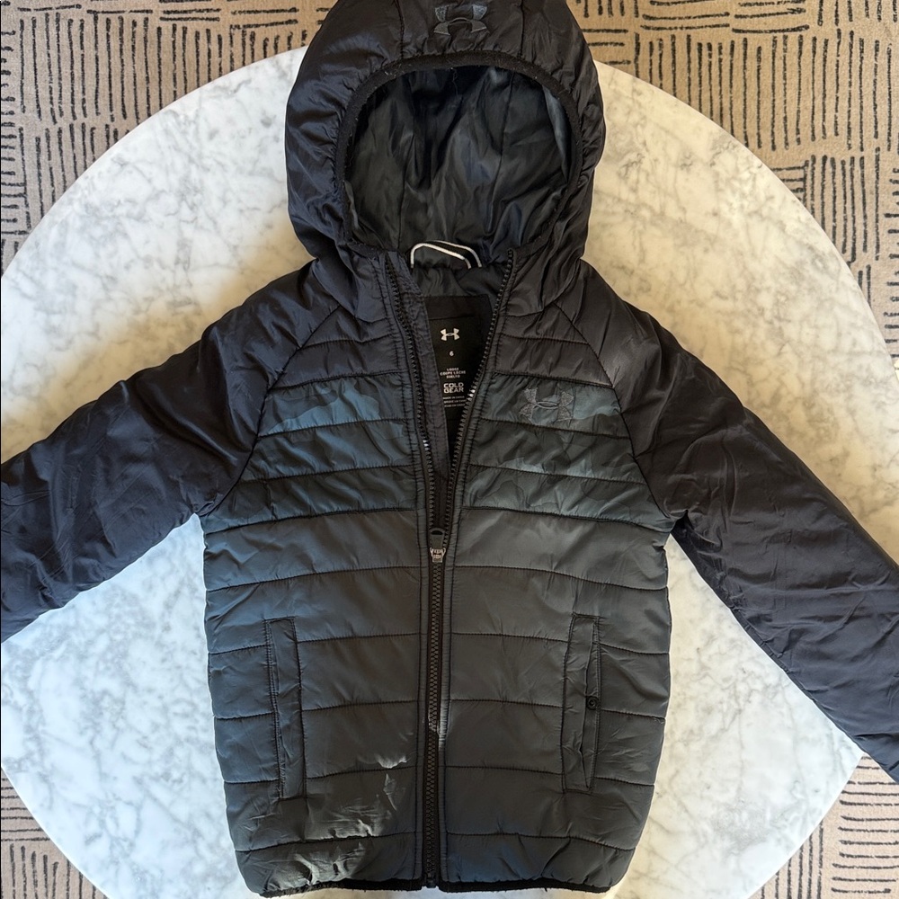Under Armour Kids Charcoal Puffer Jacket